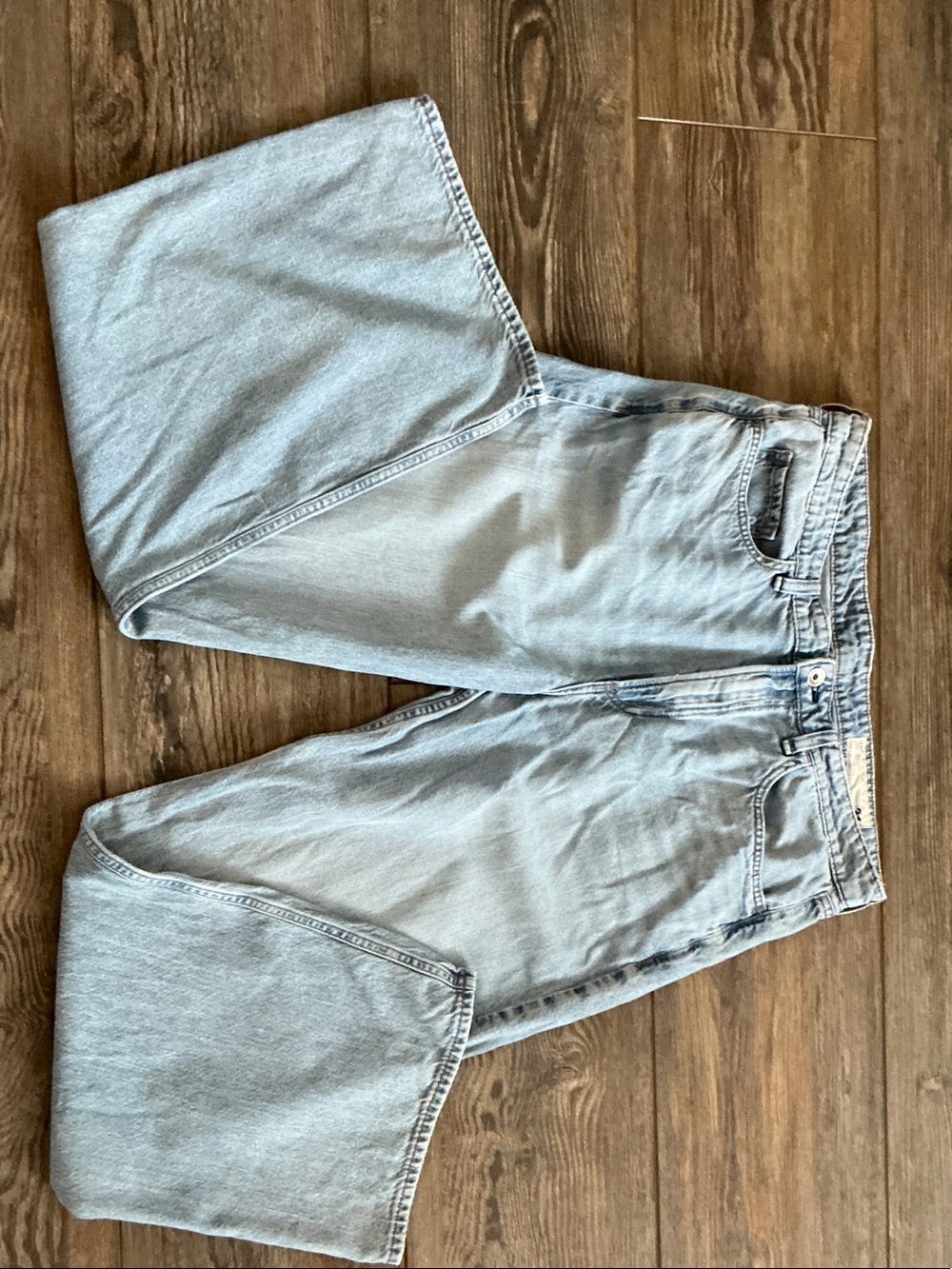 Rag & Bone Lori full length wide leg jeans Size 31